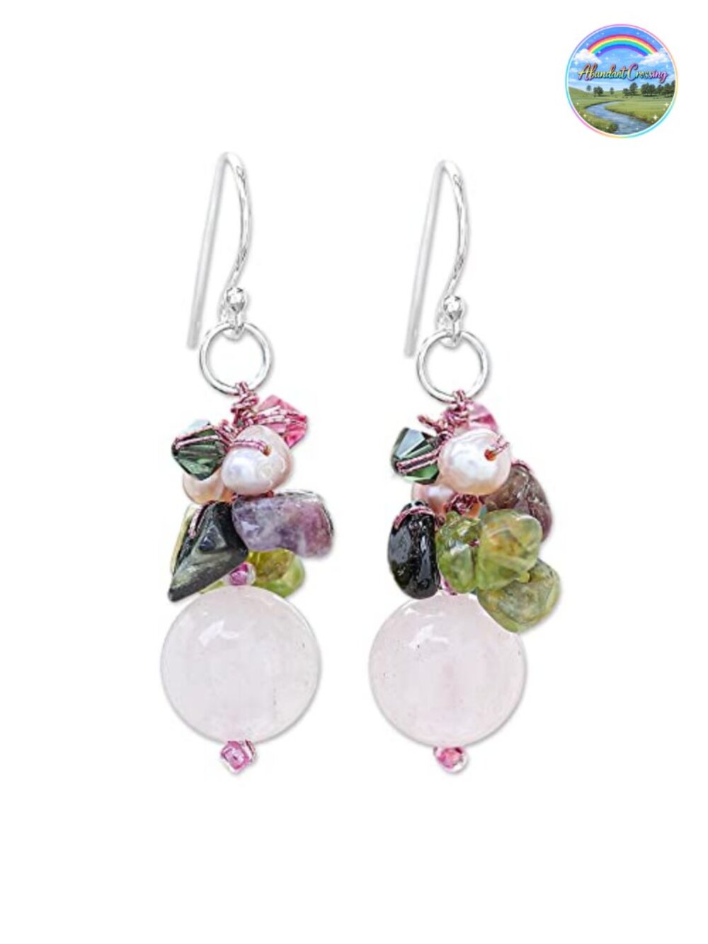 Artisan Handmade .925 Sterling Silver Plated Drop Dangle Earrings
